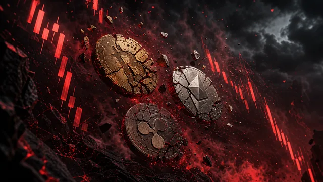 Bitcoin Ethereum XRP Crash: Crypto Market Sheds $2.5 Billion in Liquidations as Fear Grips Traders