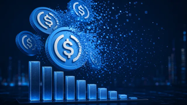 USDC Circulation Drops $1.1B: Circle Redemptions Surge in 7 Days