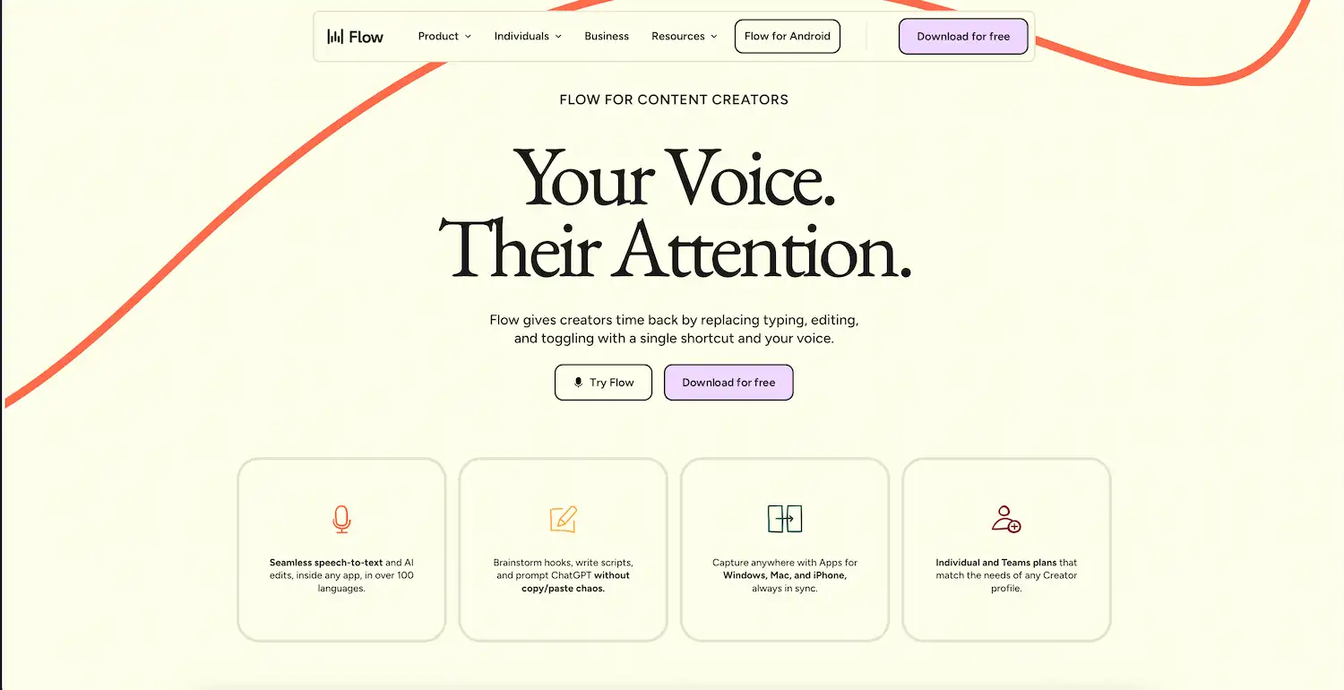 4. Wisprflow — Voice-to-Text That Actually Understands You