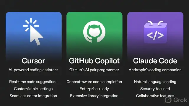 Cursor vs GitHub Copilot vs Claude Code