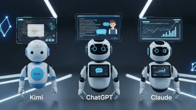 Kimi vs ChatGPT vs Claude