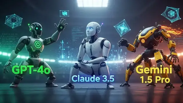 GPT-4o vs Claude 3.5 vs Gemini 1.5 Pro